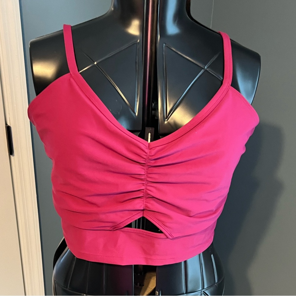 Raspberry Pink Active light support bra